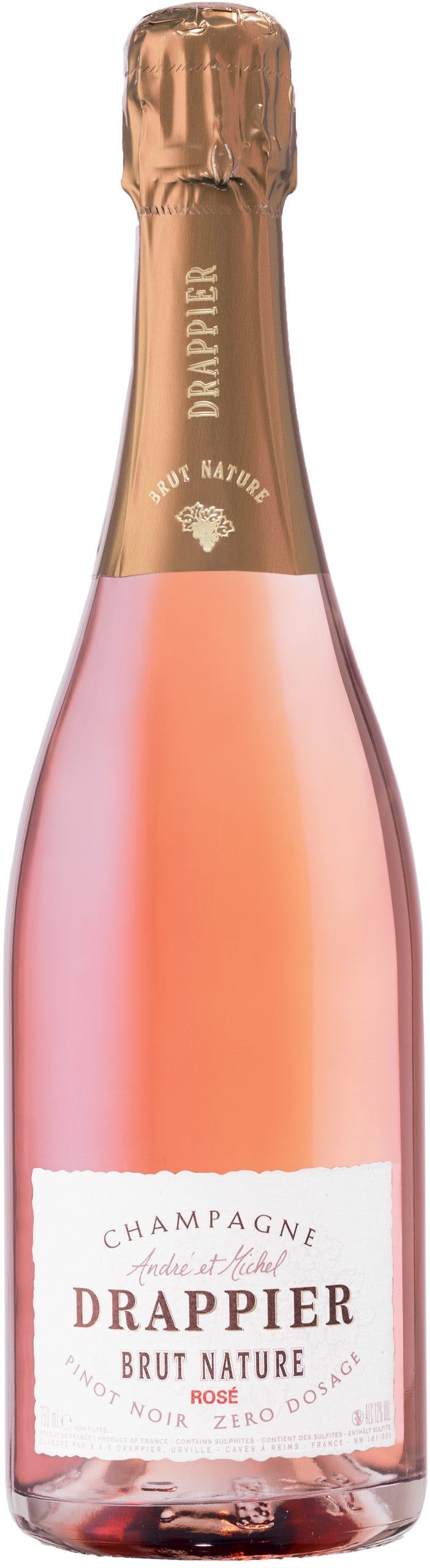 Rosa bobler Drappier Brut Nature
